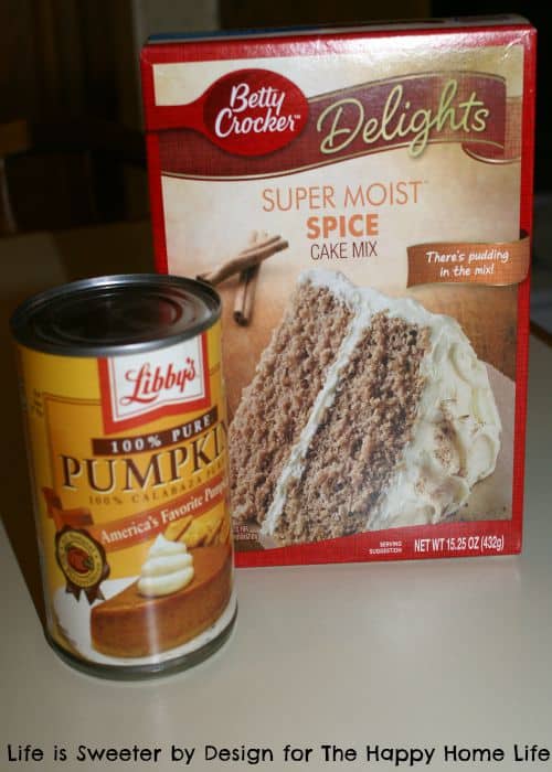 2 Ingredient Pumpkin Cake