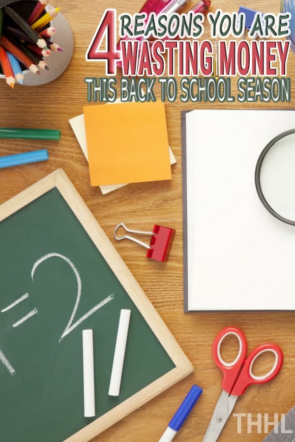 Back To School shopping season is here and Americans are going to be spending their hard earn money shopping it. Here are four reasons you are wasting your money this back to school season and why you need to stop.