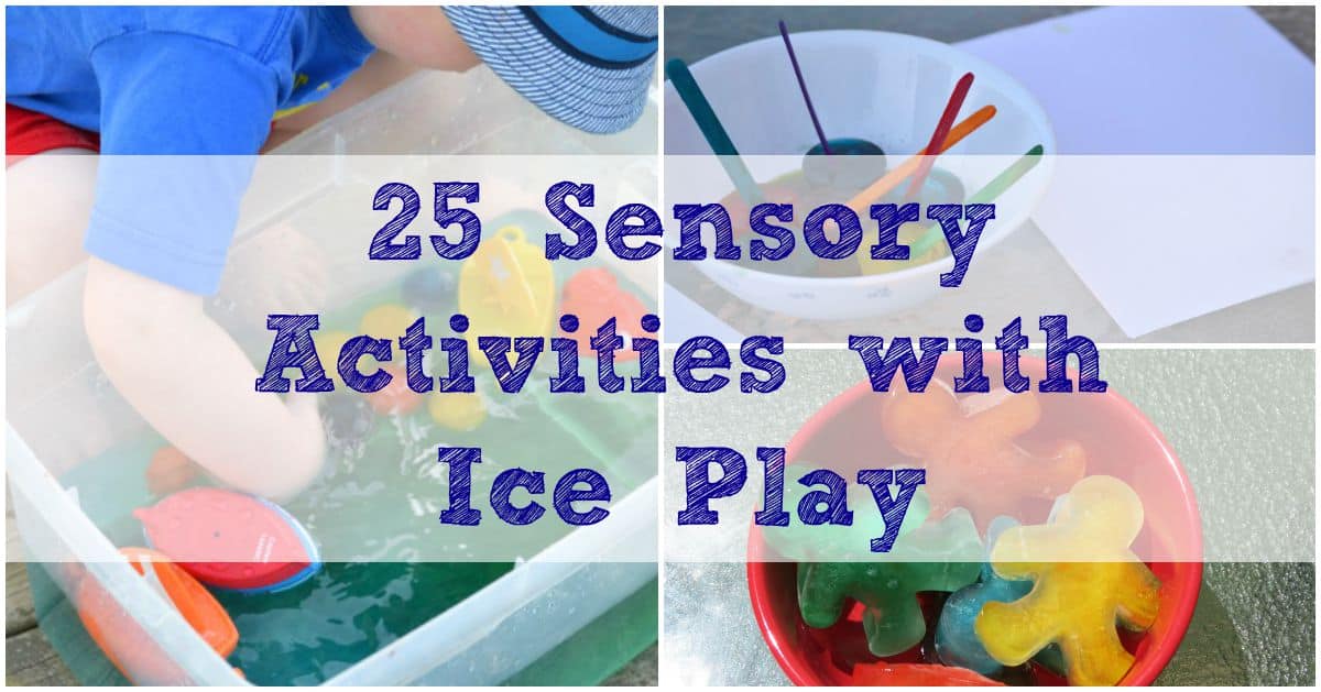 25 Sensory Activities with Ice Play