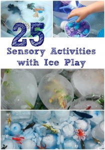 25 Sensory Activities with Ice Play