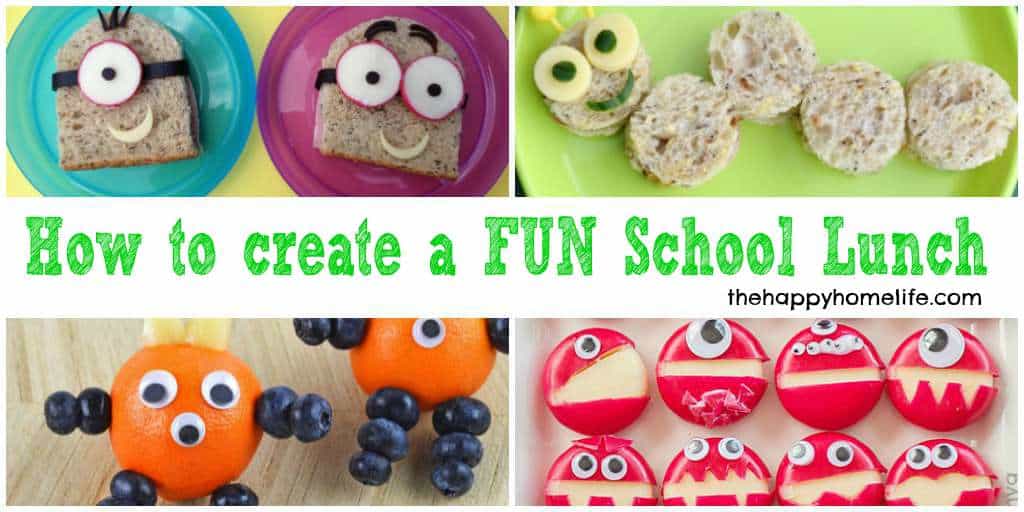 One of the best tricks to get your kids to eat their food is to make it FUN! Learn How to Create a FUN School Lunch with these 20 recipes to fun lunches.