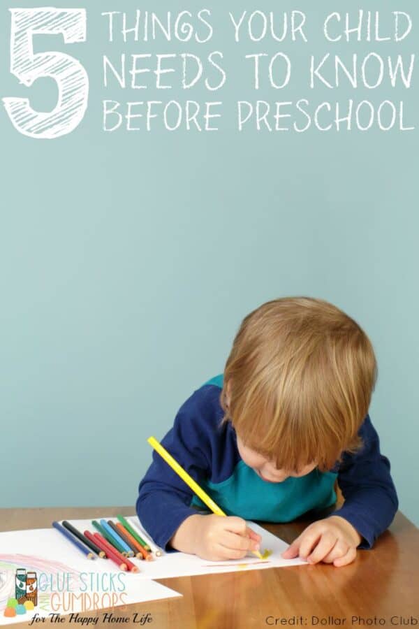 5 Things Your Child Needs to Know Before Starting Preschool - The Happy ...