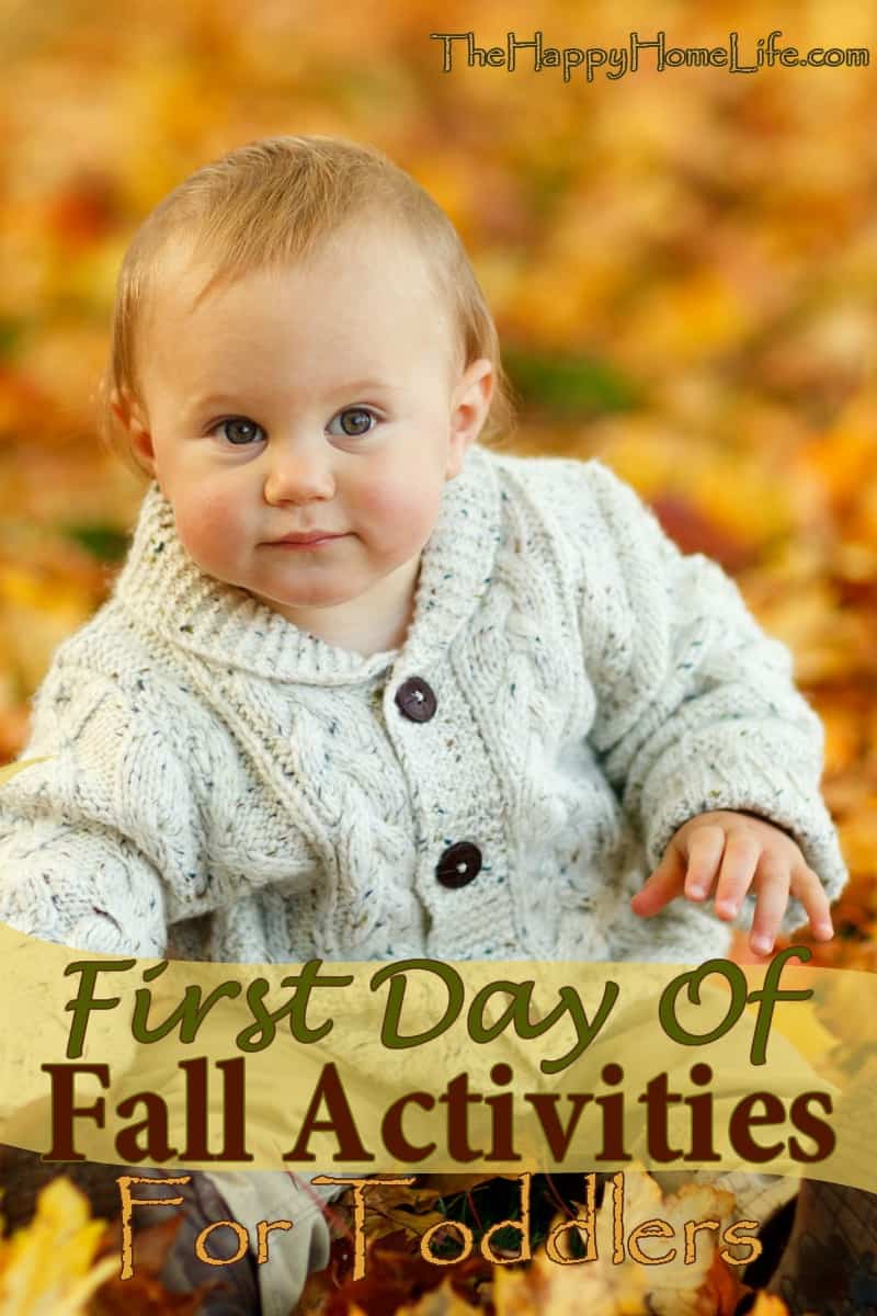First Day Of Fall Activities For Toddlers - Follow some of these first day of Fall activities for toddlers. A great way to bring in the new changing of the seasons.