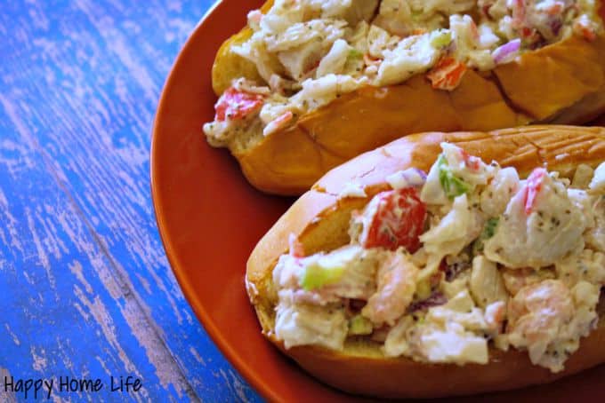 Simple Seafood Salad Sandwich (Quick & Easy Lunch)