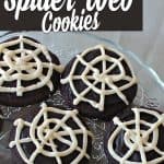 Chocolate Spider Web Cookies