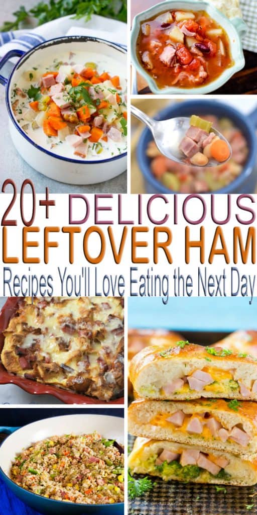 Looking for a delicious leftover harm recipe? Check out over 20+DELICIOUS Leftover Ham Recipes You'll Eating The Next Day.