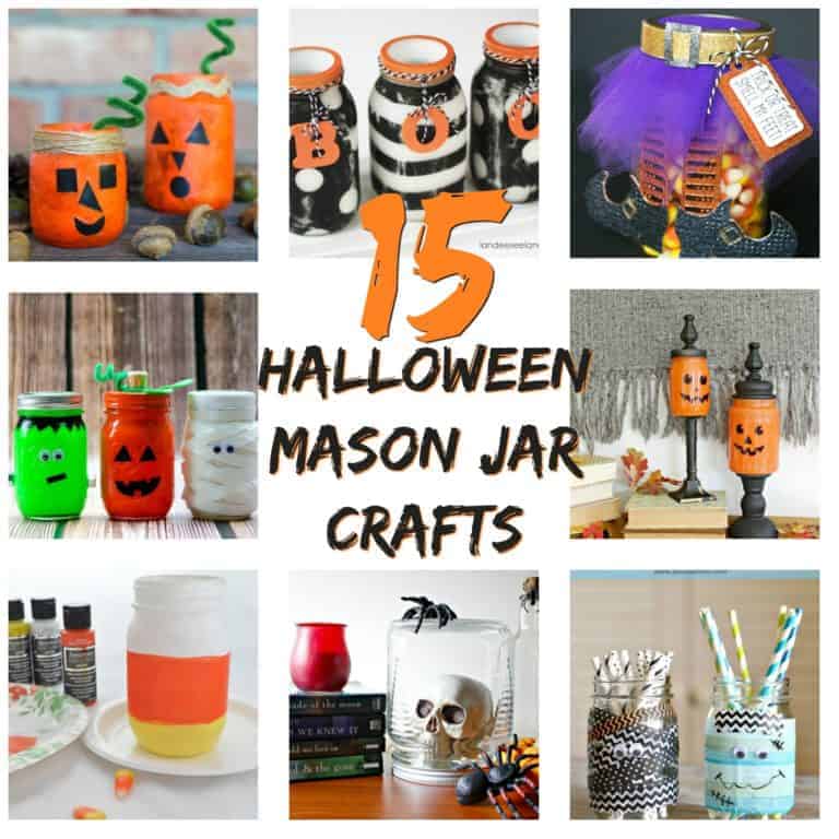 15 DIY Halloween Mason Jar Crafts