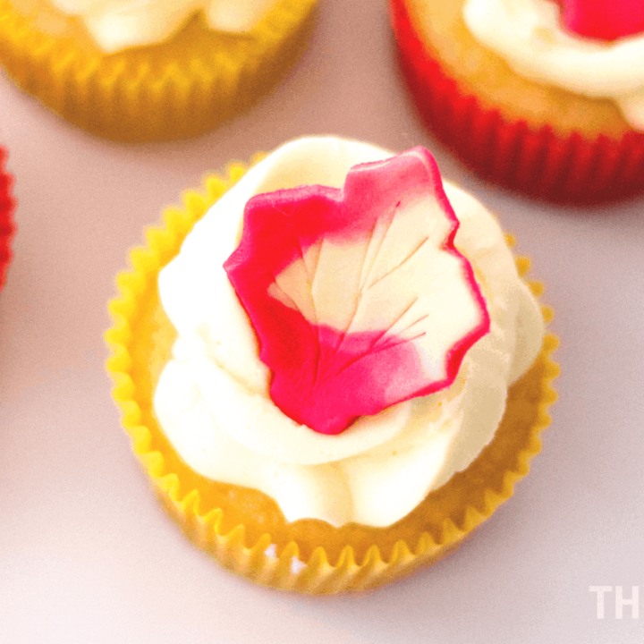 Maple Leaf Autumn Cupcakes