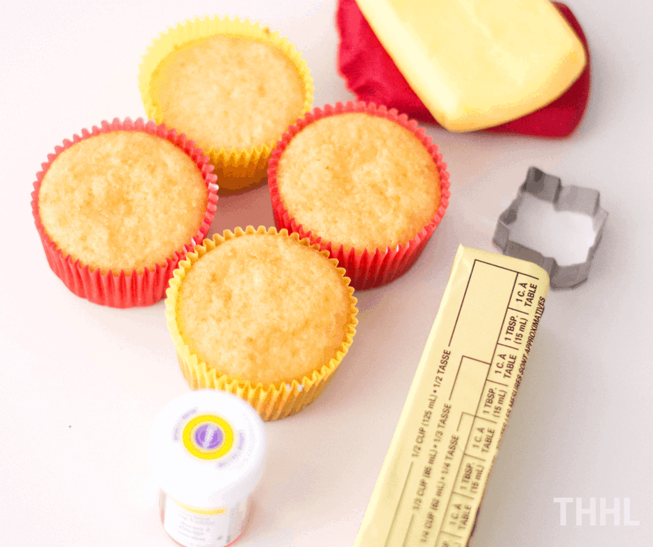 Maple Leaf Autumn Cupcakes Ingredients