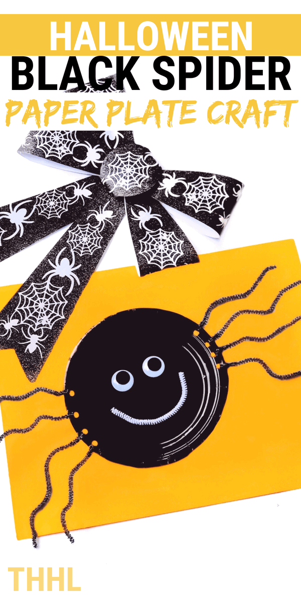 Learn how to make a fun Halloween Spider Paper Plate Craft your kids are going to love. Perfect craft for preschoolers or kiddos Halloween gathering.