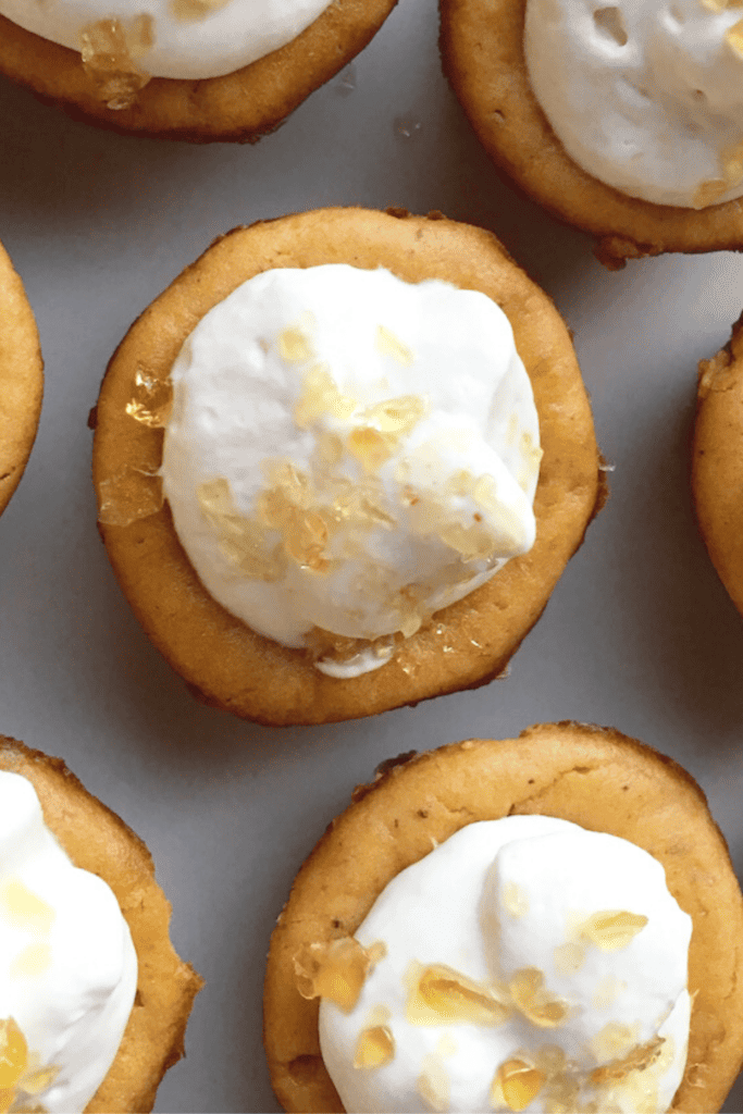 close up of Mini-Pumpkin with Salted-Caramel