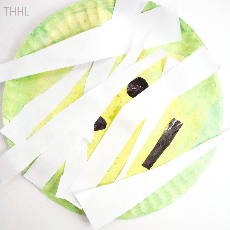 Mummy Paper Plate Craft