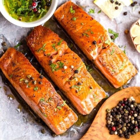 Pan-Fried Salmon Plus Salmon Dinner Ideas Sides