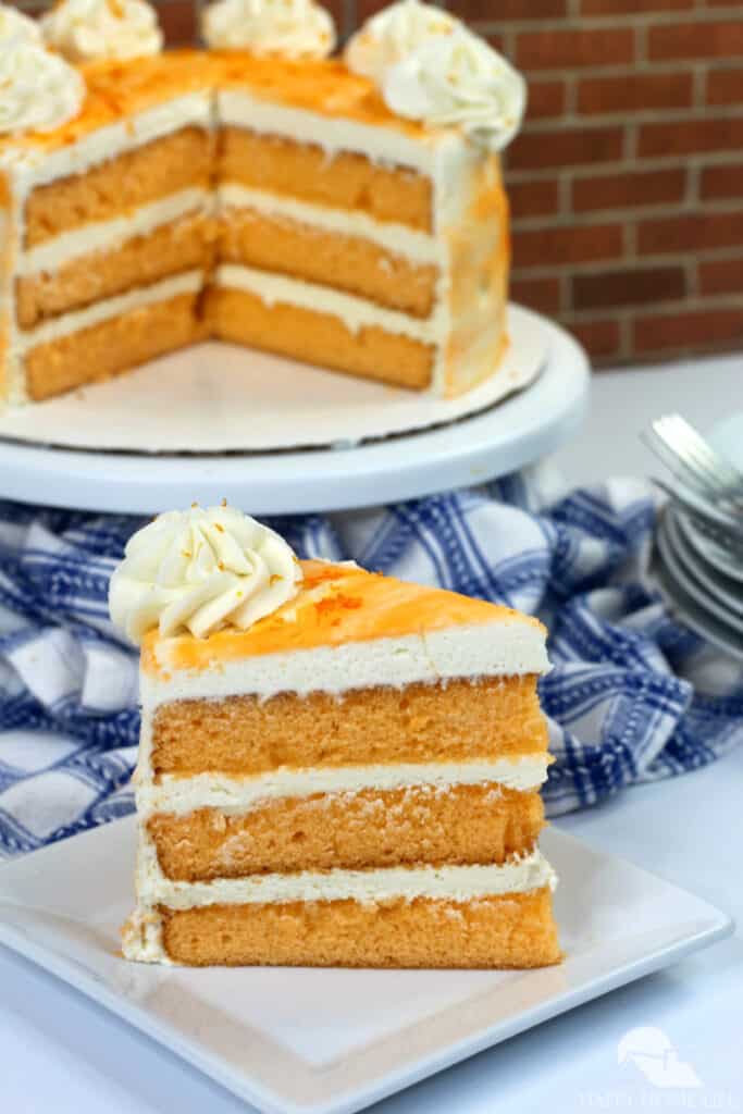 3-layer orange julius cake