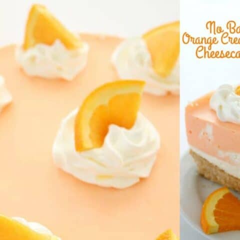 Image for No Bake Orange Creamsicle Cheesecake