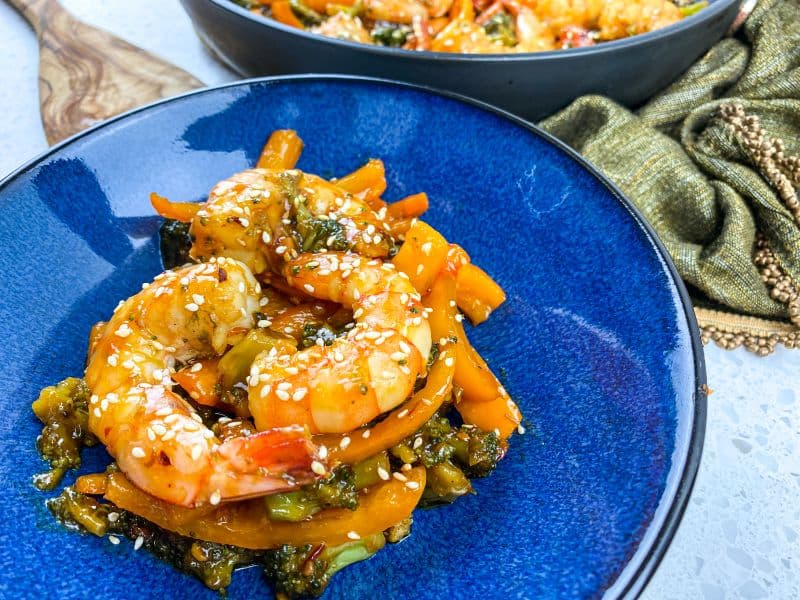 honey garlic shrimp and broccoli recipe