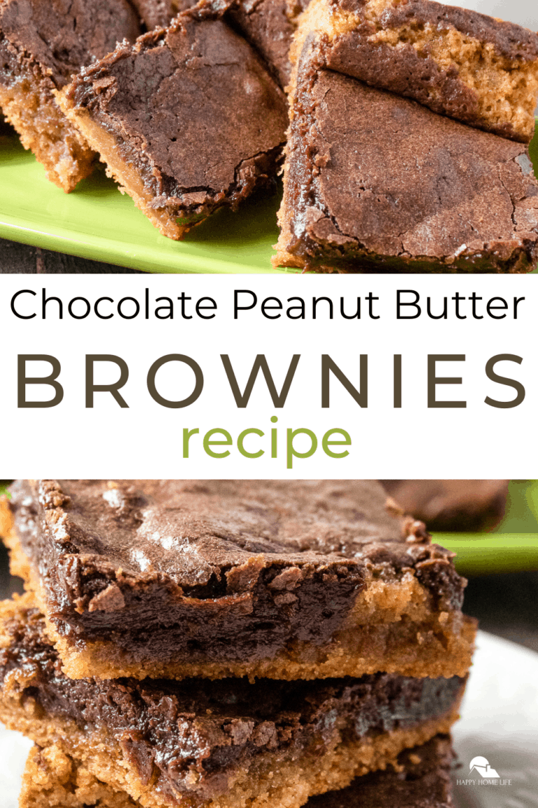 The BEST Chocolate Peanut Butter Brownies (Easy Recipe)