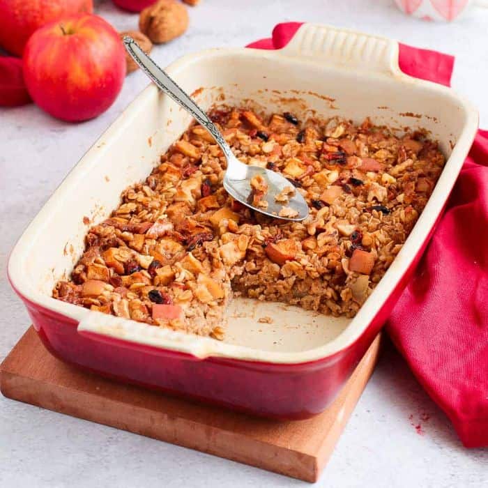 apple baked oatmeal