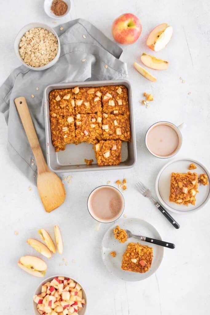 apple pumpkin pie oatmeal