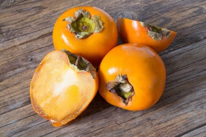 kaki fruit persimmons 