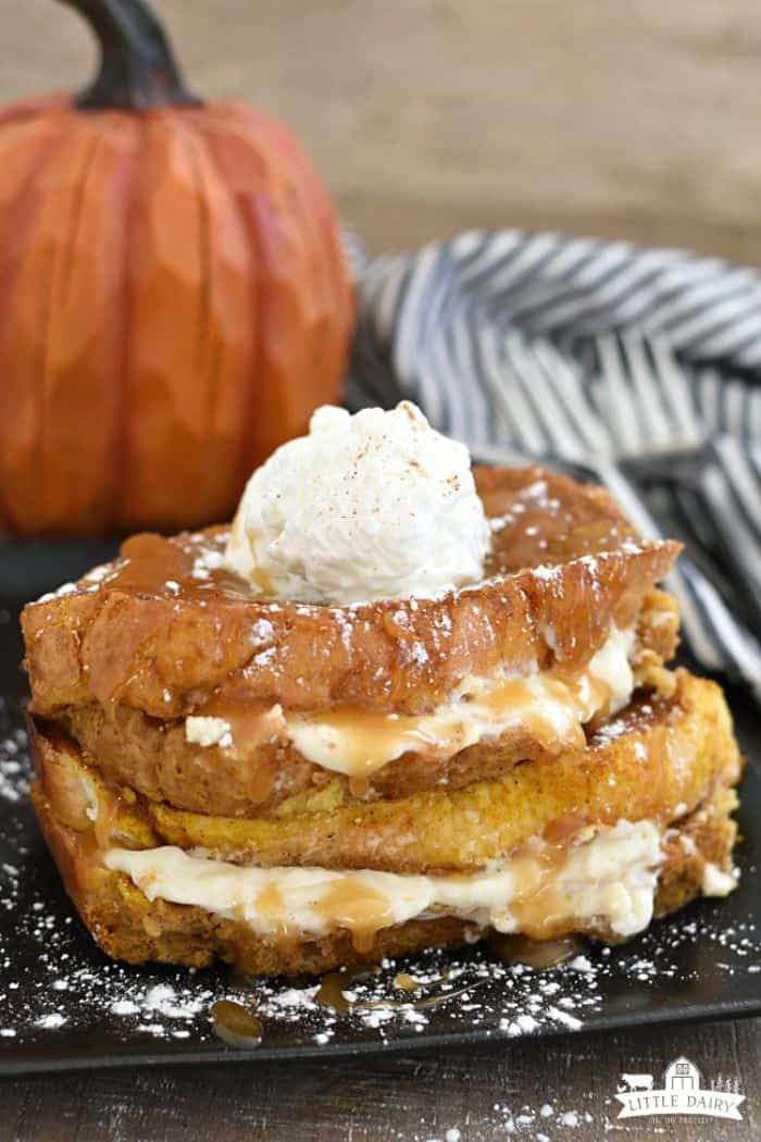 pumpkin cream cheese french toast