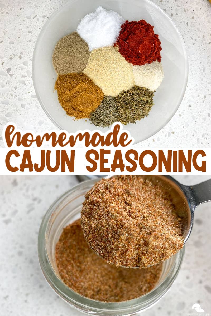 pin for homemade cajun seasoning