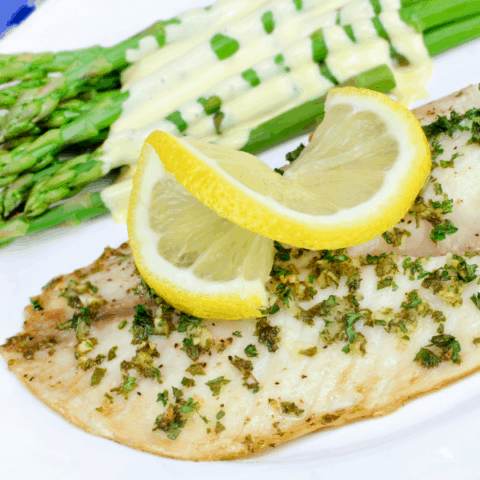 Pan Fried Lemon & Herb Tilapia 