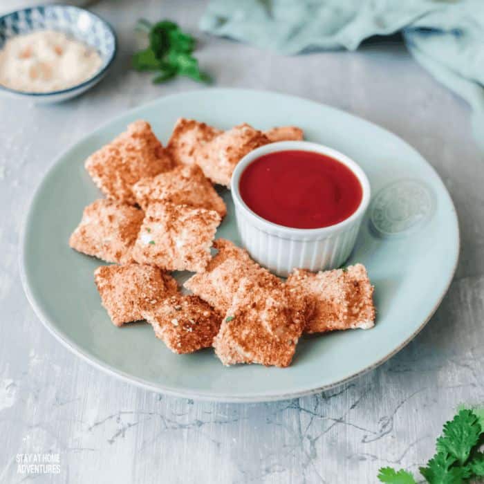 air fried ravioli