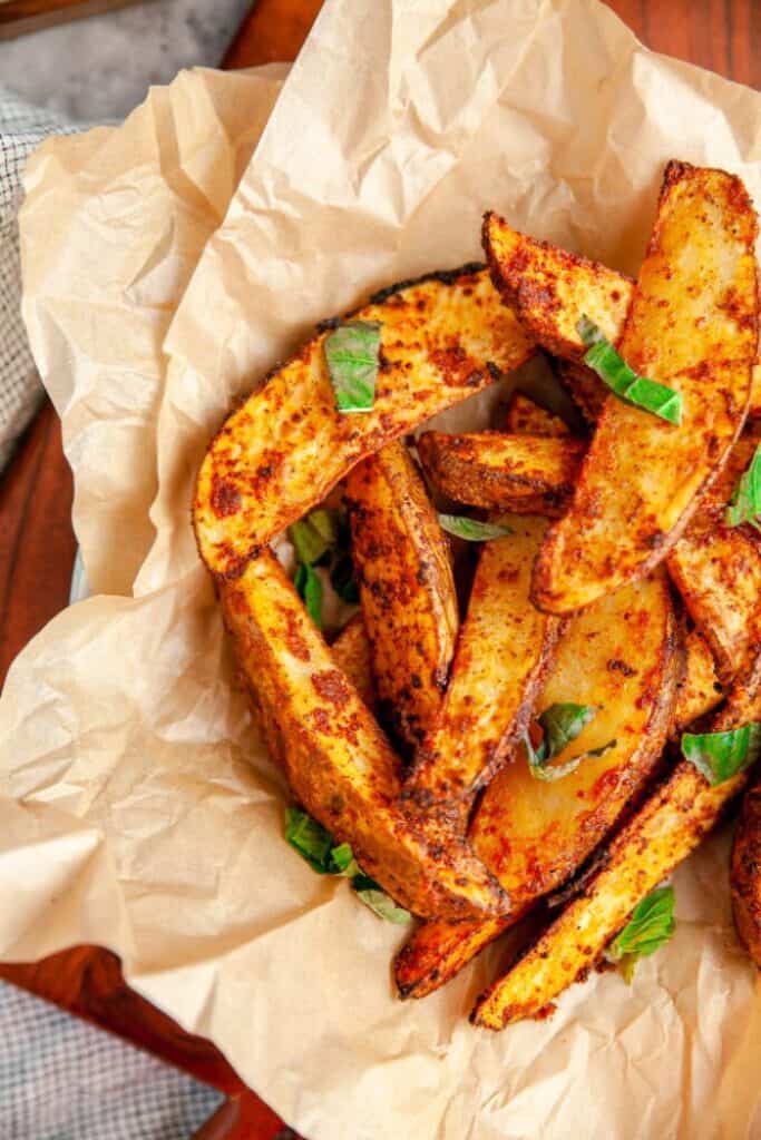 air fryer potato wedges