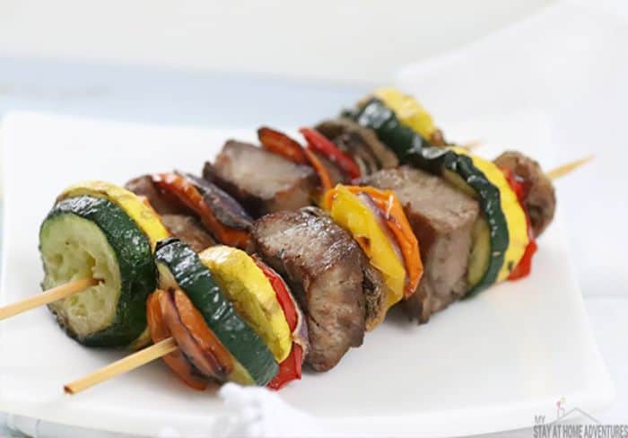 air fried steak kabobs