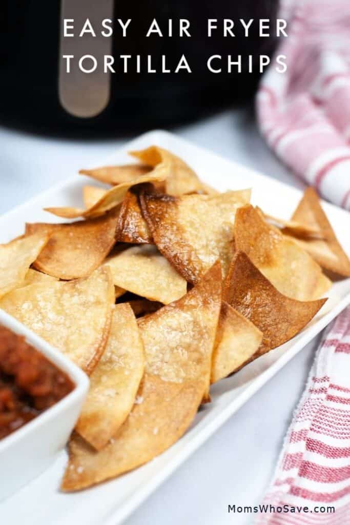 air fried tortilla chips