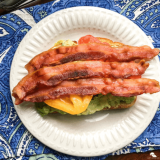 BLT with Creamy Avocado Spread