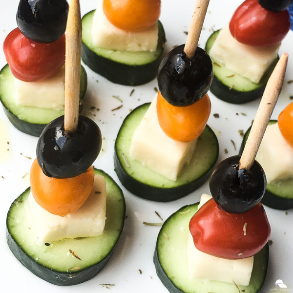 Greek Salad Skewers