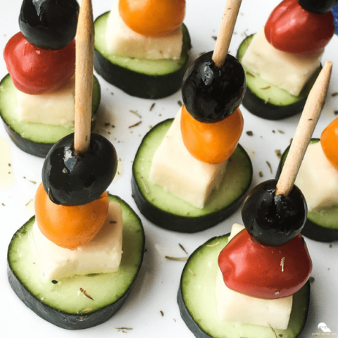 Greek Salad Skewers