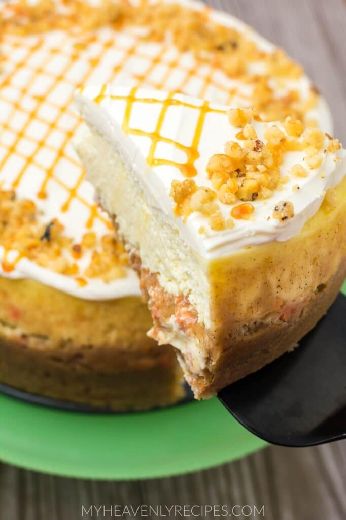 carrot cake cheesecake made in the Instant Pot