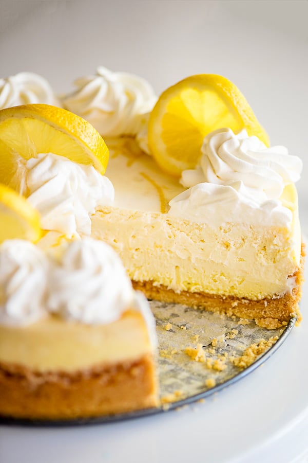 Bright and cheerful Lemon cheesecake