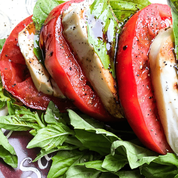 Classic Caprese Salad with Balsamic Glaze