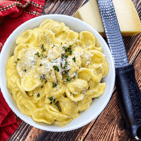 Creamy Butternut Squash and Mascarpone Orecchiette