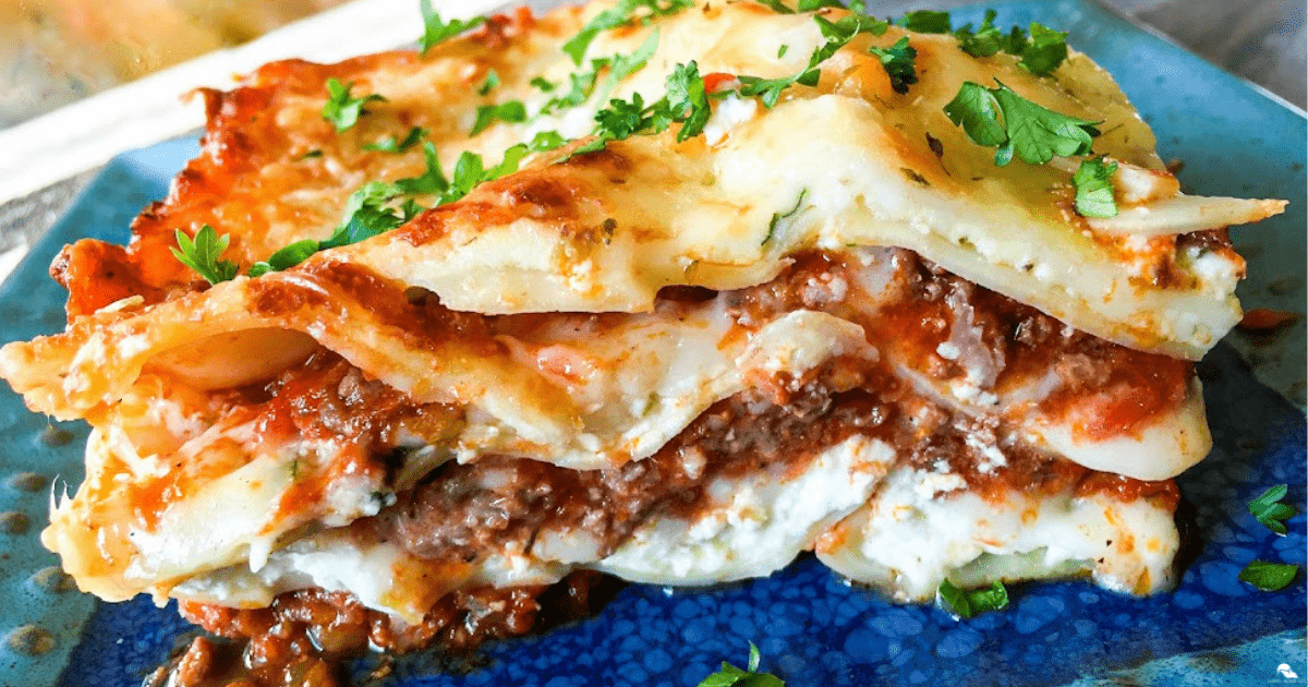 5Cheese Meaty Lasagna The Happy Home Life