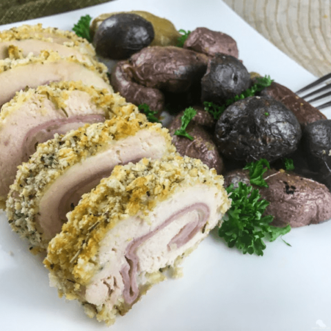 Chicken Cordon Bleu with Creamy Butter Sauce