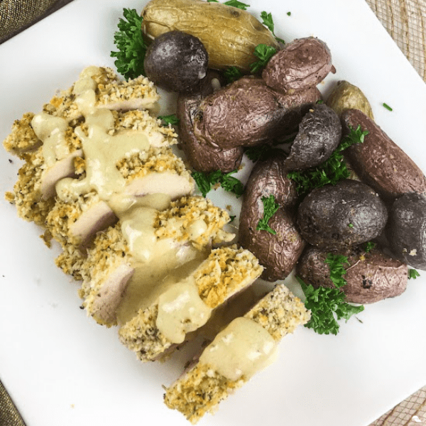 Chicken Cordon Bleu with Creamy Butter Sauce