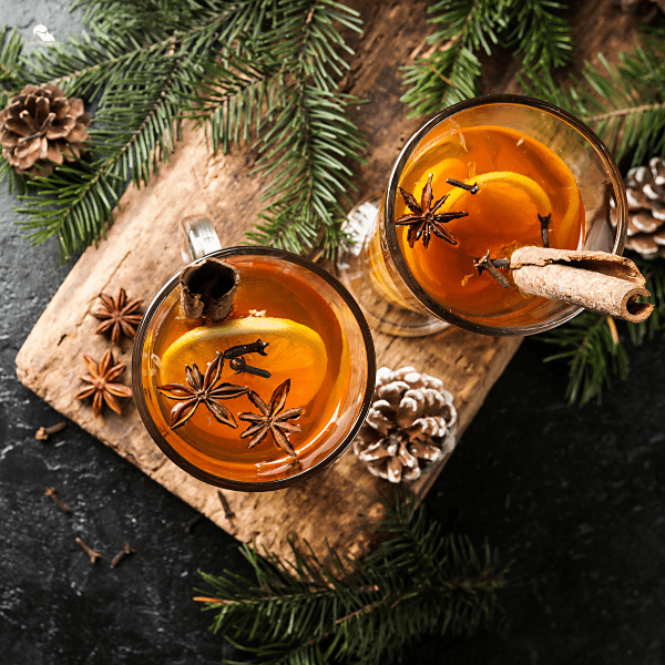 What is the Most Popular Drink at Christmas: Christmas cocktails served.