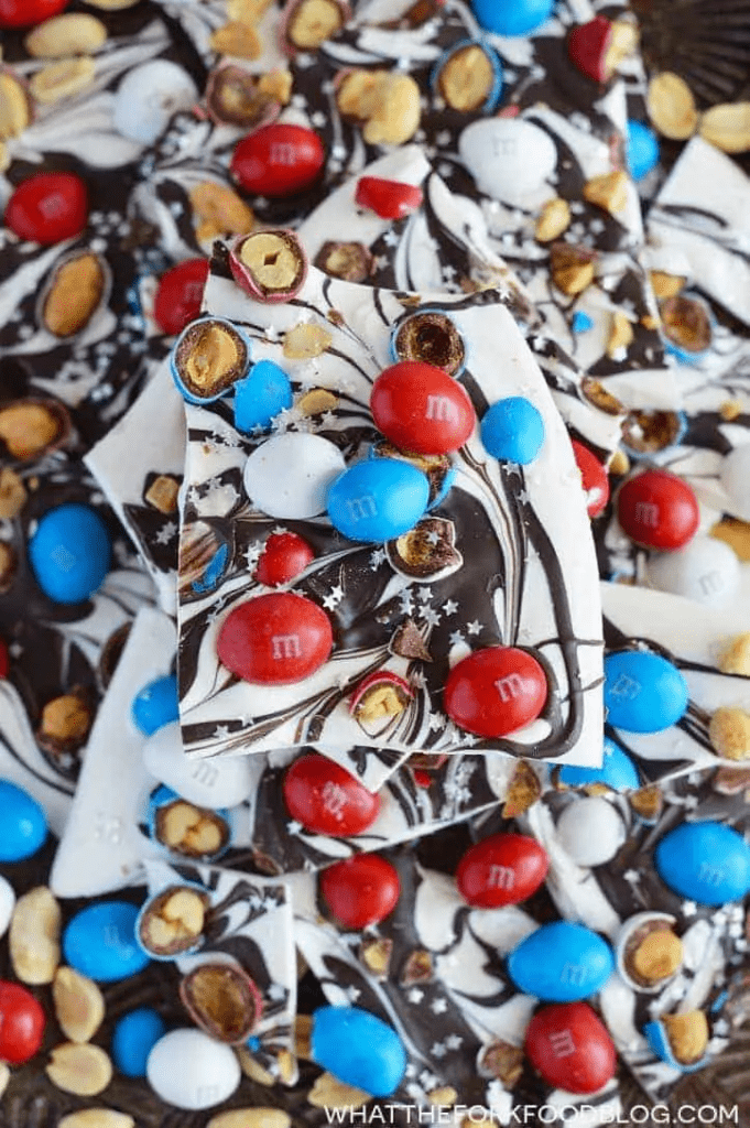 patriotic bark candy