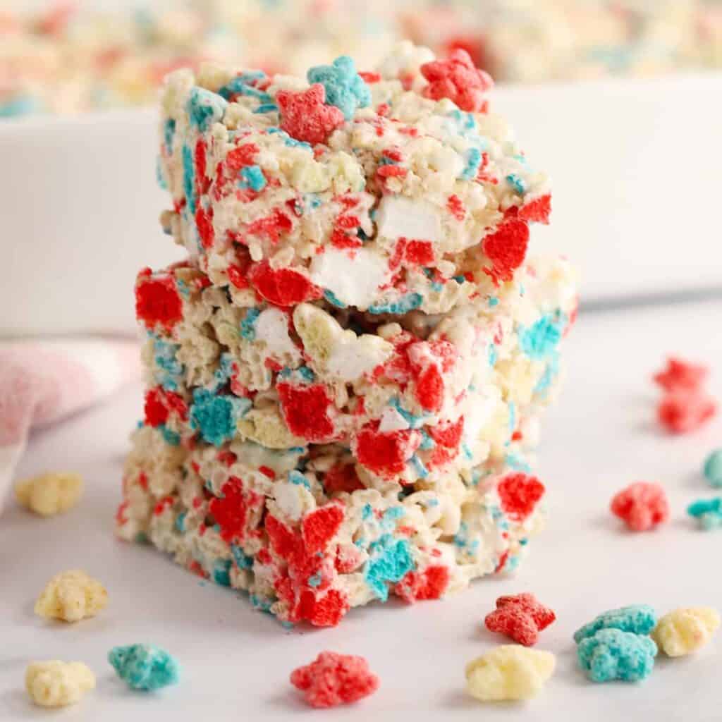 patriotic rice krispies treats