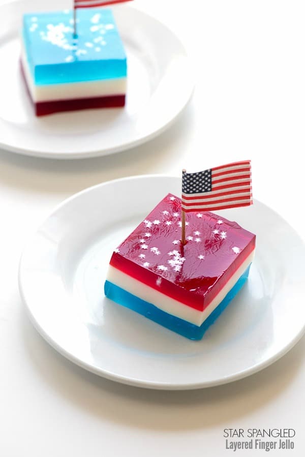 patriotic layered jello