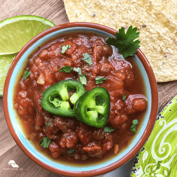 Spicy Salsa in a bowl
