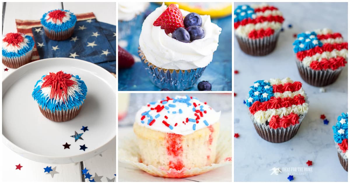 13 Memorial Day Cupcake Ideas to Honor the Red, White, and Blue The
