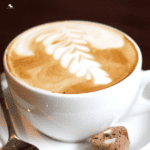 a cup Biscotti Latte