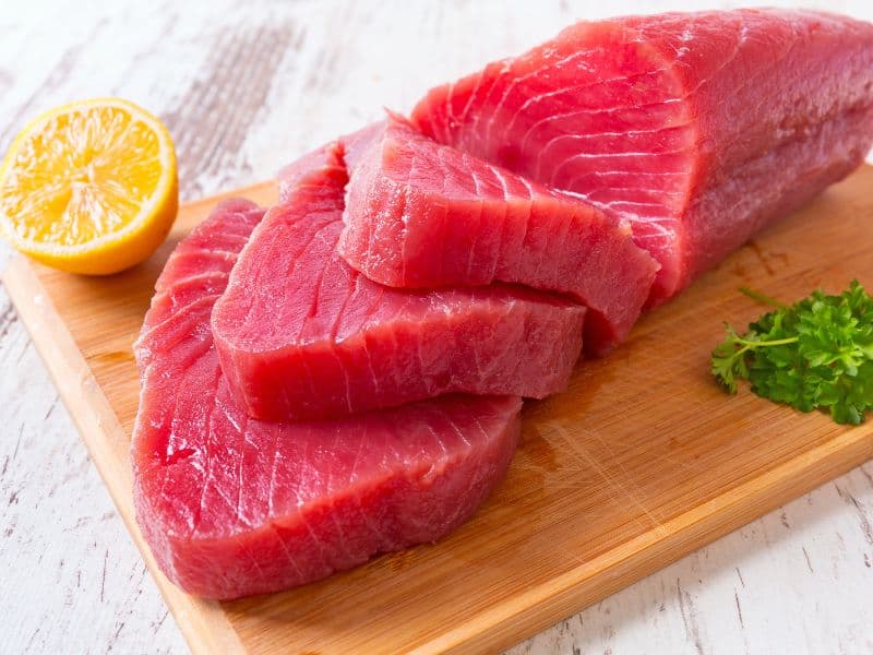 fresh tuna steaks