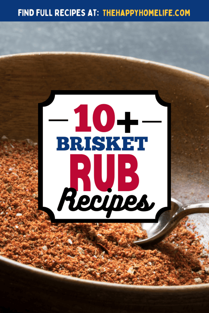 an image of rub with text Brisket Rub Recipes